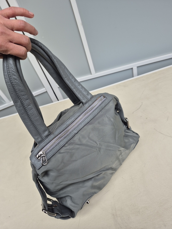 Chloe 2000s Rare Gray Logo-Embellished Women’s Satchel - Picture 13 of 15